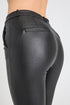 Freequent FQSOLVEJ Cooper Coated Ankle-Length Pants